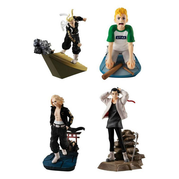 Set (4 Figuren) - Tokyo Revengers -Toman Heroic Scenes - Petitrama Series - Megahouse