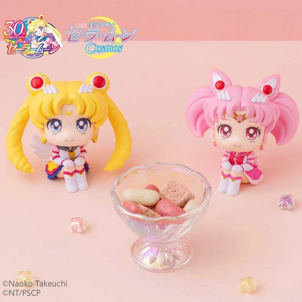 Eternal Sailor Moon & Eternal Sailor Chibi Moon - Cosmos Edition - Sailor Moon Look Up - Megahouse