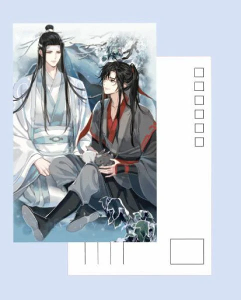 Wei Wuxian & Lan Wangji (Cang Xue Lin Su Ver.) - The Master of Diabolism / Mo Dao Zu Shi - großes Set mit Acrylaufstellern, Buttons, Shikishi, Schlüsselanhängern uvm. - Hobby Rangers