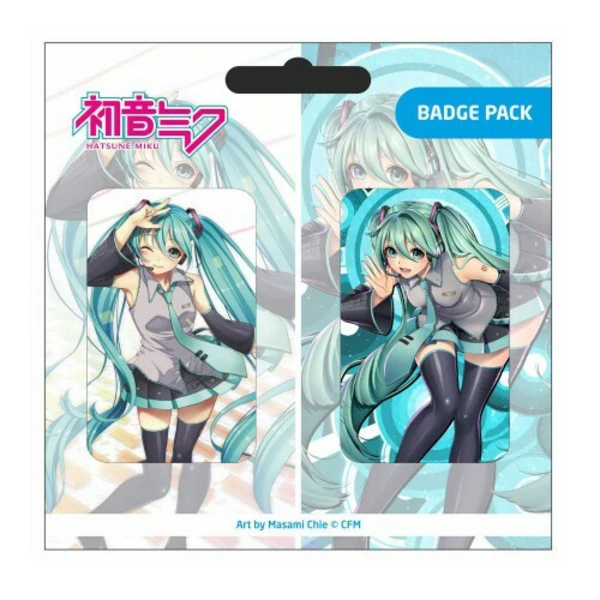 Hatsune Miku Button-Set (Art by Masami Chie) - Pop Buddies