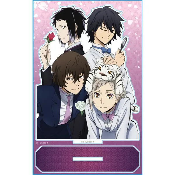 Atsushi Nakajima, Osamu Dazai, Ranpo Edogawa & Ryunosuke Akutagawa - Bungo Stray Dogs - Acrylaufsteller (C) - Azumaker
