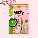 Pocky - Sakura Matcha / Kirsche von GLICO - (Big Box mit 9 Packungen)